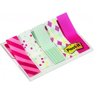 Post-it Lot de 100 Marque-pages 11,9 x 43,2 mm Carnaval