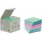 Post-it - BP259 - Note recyclee - 76 x 76 mm - Tour de 6 blocs - Pastel Assorties