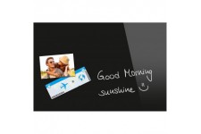 Be!Board B1201 Tableau magnetique en verre, 60 x 40 cm, noir