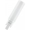 OSRAM DULUX D/E 18 Ampoule LED pour culot G24Q-2, 7 watt, 770 lumen, blanc froid (4000K), orientable, en remplacement de l'ampou