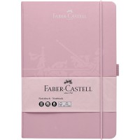 Faber-Castell 27826 Carnet de notes format A5 145 x 210 mm Papier de qualite 100 g/m² Melange de roses
