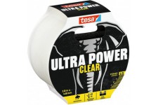 tesa Ultra Power Clear Ruban de Reparation Transparent pour des Reparations Invisibles - Resistant aux Intemperies et Dechirable