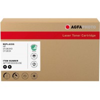 AgfaPhoto Toner Laser equivalent de HP CF283XD CF283X, 2 x 2200 Pages et 2 x Noir (pour Une Utilisation avec HP LJ Pro M225)