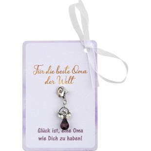 Fur die Besten - Pendentif breloque - pour la meilleure mamie.