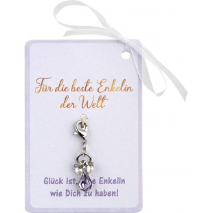 Fur die Besten - Pendentif breloque - pour la meilleure petite-fille.