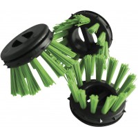 Brosses de Nettoyage pour Tapis en Caoutchouc, Vert