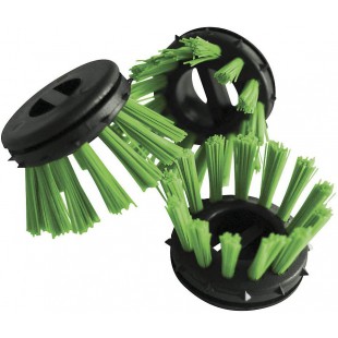 Brosses de Nettoyage pour Tapis en Caoutchouc, Vert