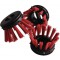 Brosses de Nettoyage pour Tapis en Caoutchouc, Rouge