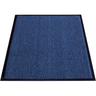 Tapis Anti-puossioe re en PP, 90 x 120 cm,Couleur: Bleu