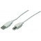 LogiLink CU0008 Cable USB 2.0 Male/Male 3 m Gris