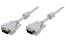 LogiLink CV0026 Cable VGA en ferrite core Male/Male 3 m Gris