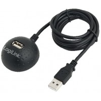 LogiLink CU0013B Cable USB 2.0 avec Station d'accueil 1,50 m Noir