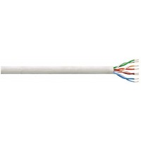 LogiLink Cable d'installation, Cat.5e, U/UTP, 100 m, gris 4 x 2 AWG 26/1, non blinde, manteau cable