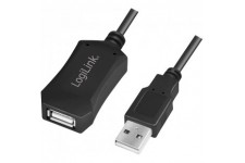 LogiLink UA0001A Cable USB 2.0 avec repeteur 5 m Noir