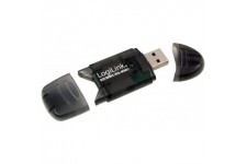 LogiLink CR0007 Lecteur de carte USB 2.0 SD/SDHC/MMC/RS-MMC Noir