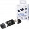 LogiLink CR0007 Lecteur de carte USB 2.0 SD/SDHC/MMC/RS-MMC Noir