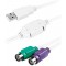 LogiLink AU0004A Adaptateur USB 0,20 m Multicolore