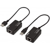 LogiLink UA0021D Extendeur USB Cat5 60 m Noir