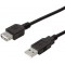 LogiLink UA0021D Extendeur USB Cat5 60 m Noir