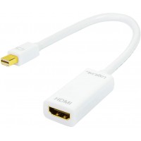 LogiLink CV0036A Adaptateur Mini DisplayPort vers HDMI VESA 1.1a Blanc