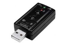 LogiLink UA0078 Adaptateur acoustique USB 2.0 Noir