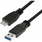 LogiLink CU0027 Cable USB 3.0 A Male/Micro B Male 2 m Noir