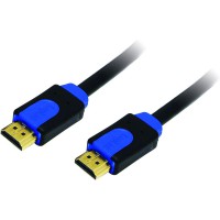 LogiLink CHB1101 Cable HDMI V1.4 avec Ethernet 19-pin Male/Male 1 m + Colour box avec Logo Noir