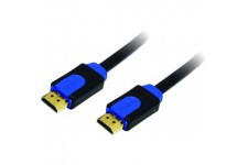 LogiLink CHB1101 Cable HDMI V1.4 avec Ethernet 19-pin Male/Male 1 m + Colour box avec Logo Noir