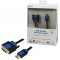 LogiLink CHB3102 Cable HDMI V1.4 avec Ethernet vers DVI Male/Male 2 m + Colour box avec Logo Noir