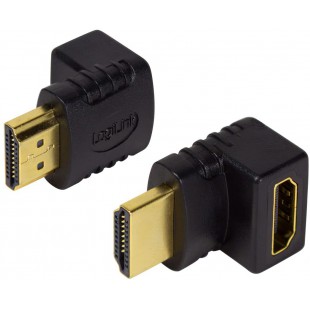 LogiLink AH0007 Adaptateur HDMI 19-pin Male/Femelle Noir
