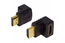 LogiLink AH0007 Adaptateur HDMI 19-pin Male/Femelle Noir