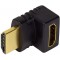 LogiLink AH0007 Adaptateur HDMI 19-pin Male/Femelle Noir