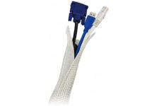 LogiLink FlexWrap Pochette de cable 1,8 m Gris