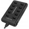 LogiLink UA0125 Hub USB 2.0 10 Ports 3,5 A Noir