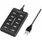 LogiLink UA0125 Hub USB 2.0 10 Ports 3,5 A Noir