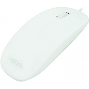 LogiLink ID0062 Souris optique slim USB 1000 dpi Blanc