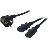 LogiLink CP101 Cable d'alimentation Schuko-C13 1,50 m Noir