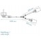 LogiLink CP101 Cable d'alimentation Schuko-C13 1,50 m Noir