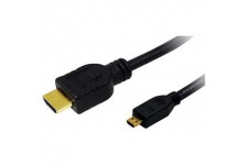 LogiLink CH0032 Cable HDMI V1.4 avec Ethernet 19-pin A Male/D Male 2 m Noir