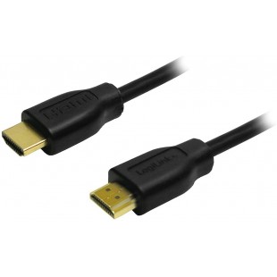 LogiLink CH0037 Cable HDMI V1.4 avec Ethernet 19-pin Male/Male 2 m Noir