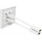 LogiLink AH0015 Adaptateur douille HDMI 2 ports Blanc
