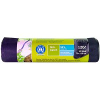 Secolan Lot de 10 sacs poubelle de jardin 120 l - âœ“ Ultra resistants âœ“ 100 % recyclables