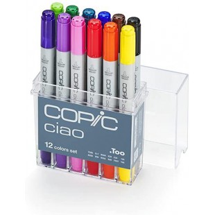 Copic marqueurs Ciao Pochette de 12 couleurs special manga (Import Royaume Uni)