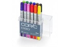 Copic marqueurs Ciao Pochette de 12 couleurs special manga (Import Royaume Uni)