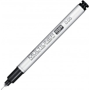 COPIC Multiliner SP 0,05 mm, noir, gris.