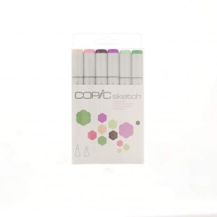 COPIC Marqueur sketch, kit de 6 "Floral Favorite 1"