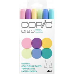 Copic Lot de marqueurs multicolores, taille unique