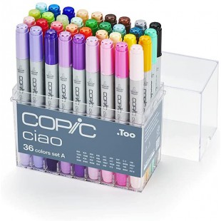 COPIC Ciao CC36SA - Lot de 36 marqueurs a  alcool