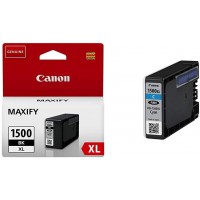 PGI-1500XL Cartouche BK Noire XL (Emballage Carton) & PGI-1500XL Cartouche C Cyan XL (Emballage Carton)