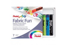 Pentel PTS-7 Lot de 7 crayons de couleur assortis